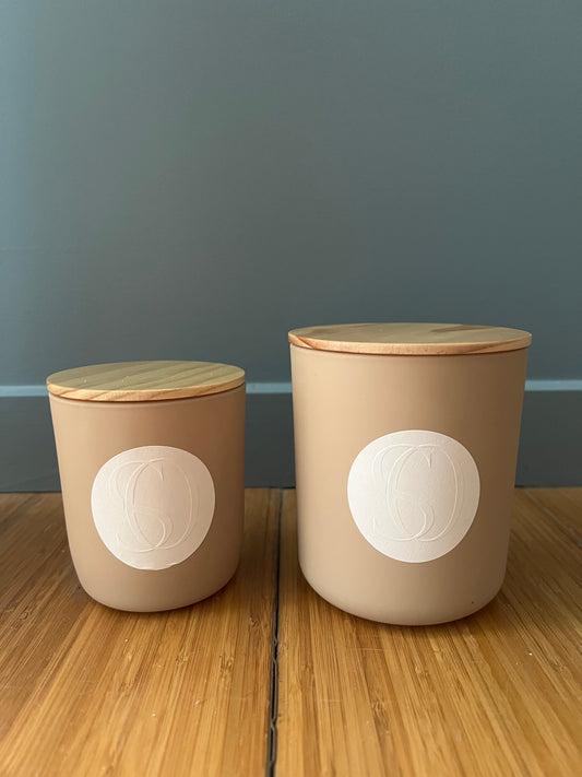 220G Refillable Glass Candle