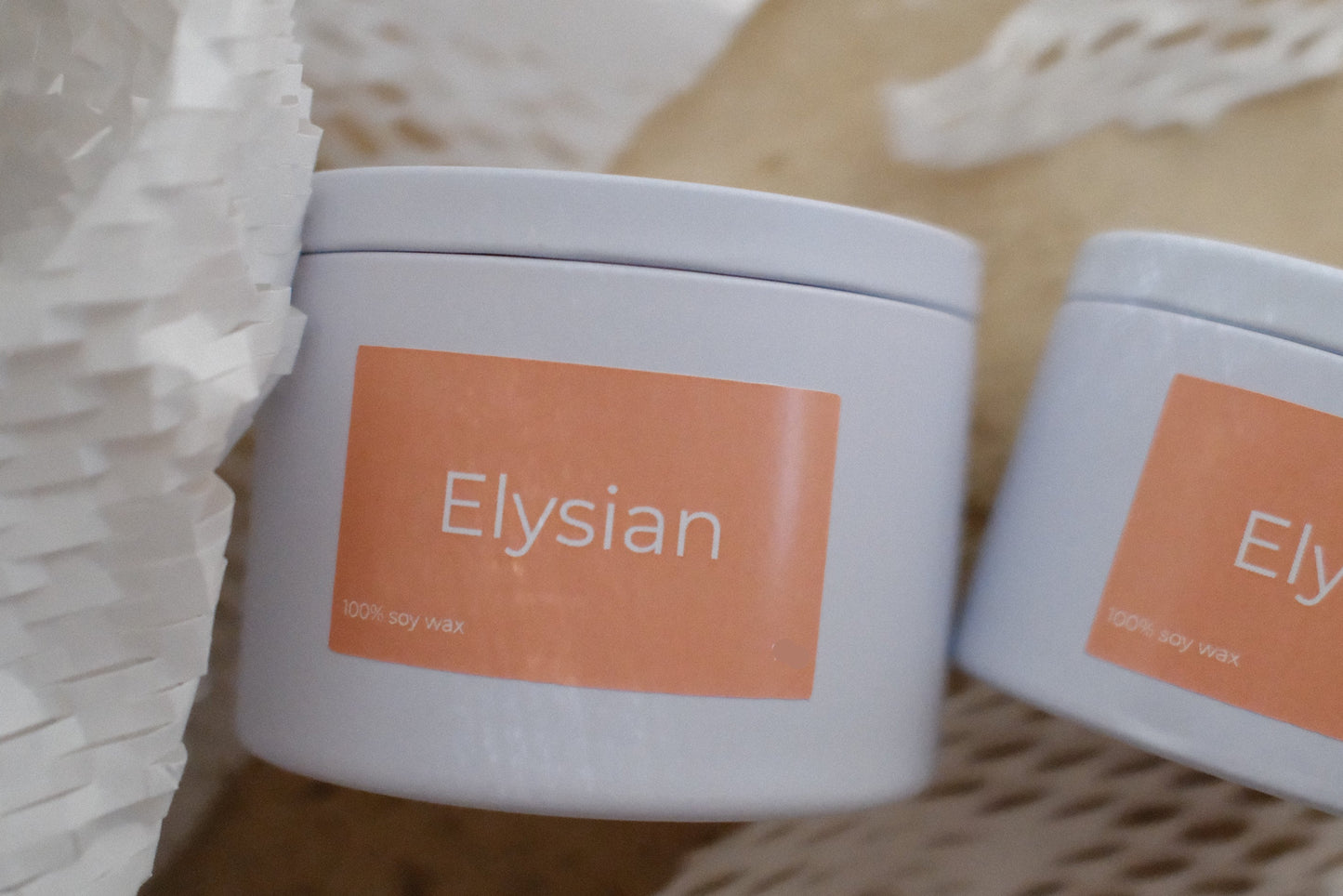 220G TRAVEL TIN CANDLE - WHITE